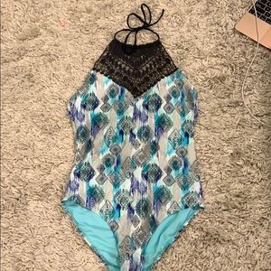 One piece bathing suit